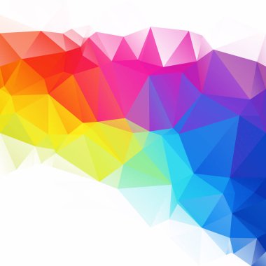 Renkli poligonal mozaik arka plan yaratıcı tasarım şablonları