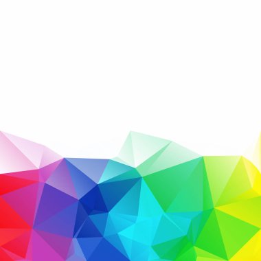 Renkli poligonal mozaik arka plan yaratıcı tasarım şablonları