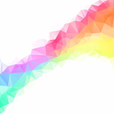 Renkli poligonal mozaik arka plan yaratıcı tasarım şablonları