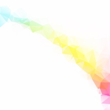 Renkli poligonal mozaik arka plan yaratıcı tasarım şablonları