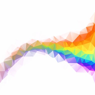 Renkli poligonal mozaik arka plan yaratıcı tasarım şablonları