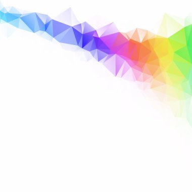 Renkli poligonal mozaik arka plan yaratıcı tasarım şablonları