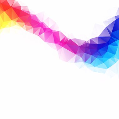 Renkli poligonal mozaik arka plan yaratıcı tasarım şablonları