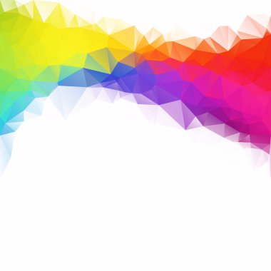 Renkli poligonal mozaik arka plan yaratıcı tasarım şablonları