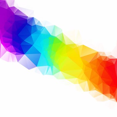 Renkli poligonal mozaik arka plan yaratıcı tasarım şablonları