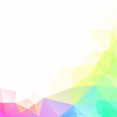 Renkli poligonal mozaik arka plan yaratıcı tasarım şablonları