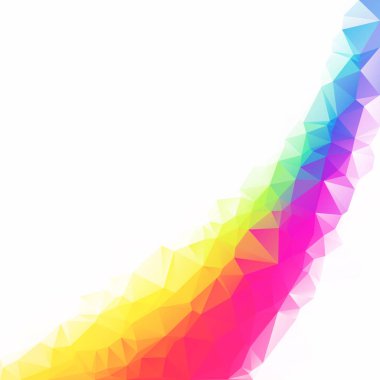 Renkli poligonal mozaik arka plan yaratıcı tasarım şablonları