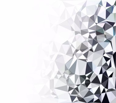 Gri Beyaz Çokgen Arkaplan, Yaratıcı Tasarım Şablonları