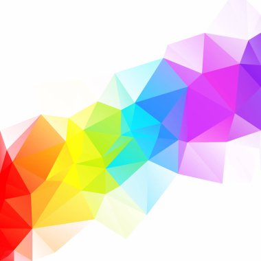 Renkli poligonal mozaik arka plan yaratıcı tasarım şablonları