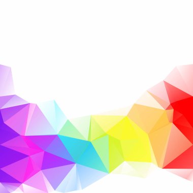 Renkli poligonal mozaik arka plan yaratıcı tasarım şablonları
