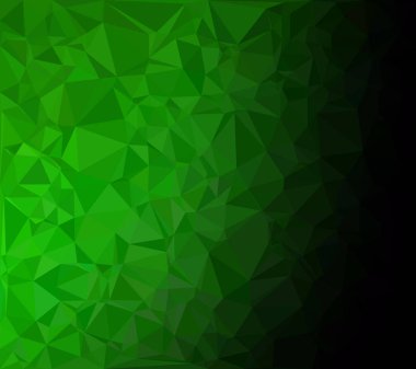 Yeşil Çokgen Mozaik Arkaplan, Yaratıcı Tasarım Şablonları