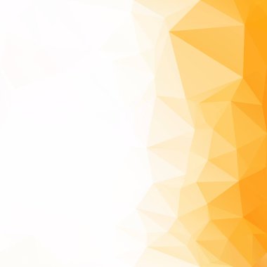 Turuncu poligonal mozaik arka plan yaratıcı tasarım şablonları