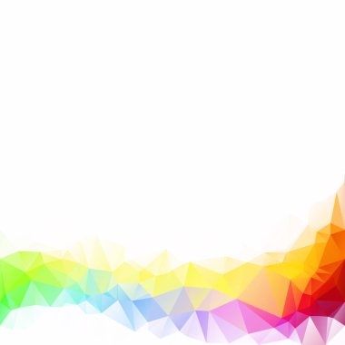 Renkli poligonal mozaik arka plan yaratıcı tasarım şablonları