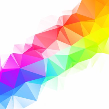 Renkli poligonal mozaik arka plan yaratıcı tasarım şablonları