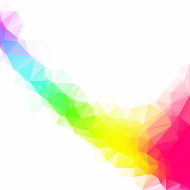 Renkli poligonal mozaik arka plan yaratıcı tasarım şablonları