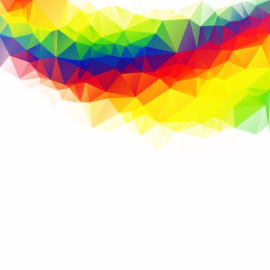 Renkli poligonal mozaik arka plan yaratıcı tasarım şablonları