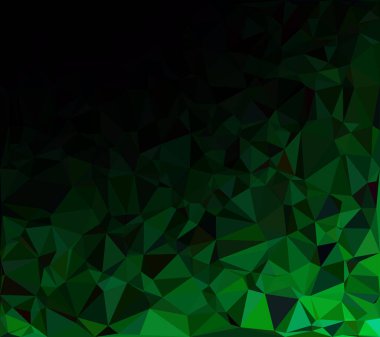 Yeşil Çokgen Mozaik Arkaplan, Yaratıcı Tasarım Şablonları