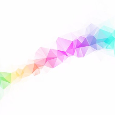 Renkli poligonal mozaik arka plan yaratıcı tasarım şablonları