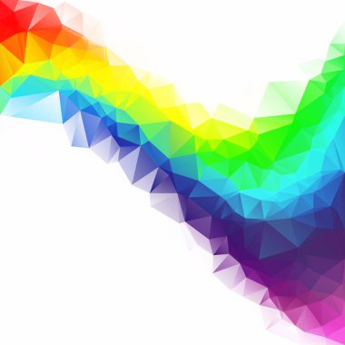 Renkli poligonal mozaik arka plan yaratıcı tasarım şablonları