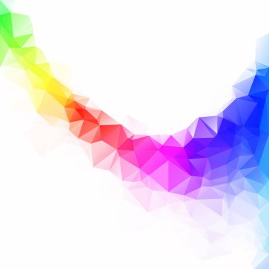 Renkli poligonal mozaik arka plan yaratıcı tasarım şablonları