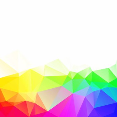 Renkli poligonal mozaik arka plan yaratıcı tasarım şablonları