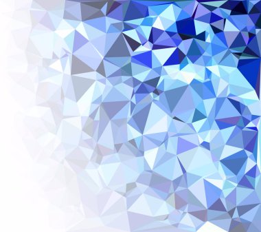 mavi çokgen mozaik arkaplan, yaratıcı tasarım şablonları