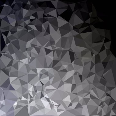 Siyah poligonal mozaik arka plan, yaratıcı tasarım şablonları