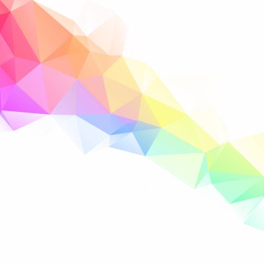 Renkli poligonal mozaik arka plan yaratıcı tasarım şablonları