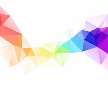 Renkli poligonal mozaik arka plan yaratıcı tasarım şablonları