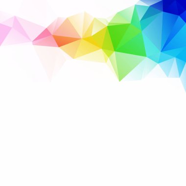 Renkli poligonal mozaik arka plan yaratıcı tasarım şablonları
