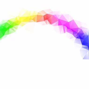 Renkli poligonal mozaik arka plan yaratıcı tasarım şablonları