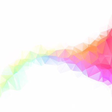 Renkli poligonal mozaik arka plan yaratıcı tasarım şablonları