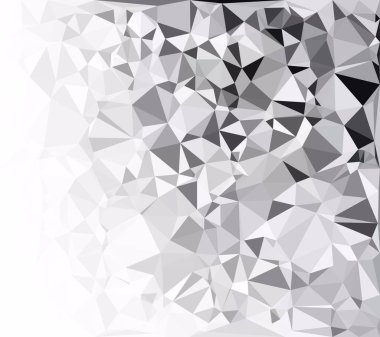 Gri Beyaz Çokgen Arkaplan, Yaratıcı Tasarım Şablonları