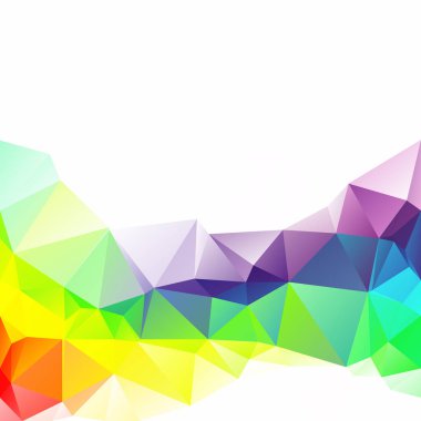 Renkli poligonal mozaik arka plan yaratıcı tasarım şablonları