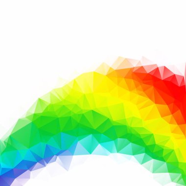 Renkli poligonal mozaik arka plan yaratıcı tasarım şablonları