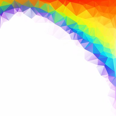 Renkli poligonal mozaik arka plan yaratıcı tasarım şablonları