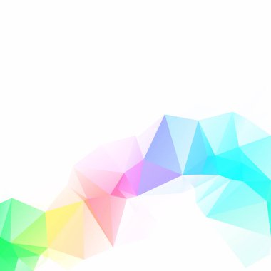 Renkli poligonal mozaik arka plan yaratıcı tasarım şablonları