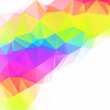 Renkli poligonal mozaik arka plan yaratıcı tasarım şablonları