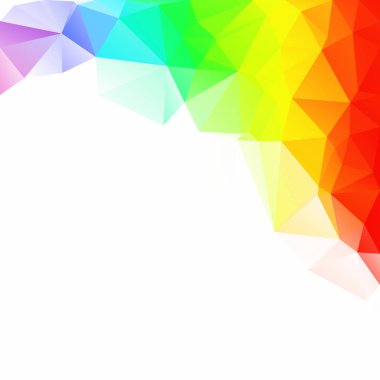 Renkli poligonal mozaik arka plan yaratıcı tasarım şablonları