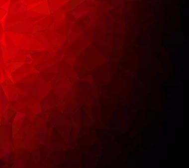 Kırmızı Çokgen Mozaik Arkaplan, Yaratıcı Tasarım Şablonları
