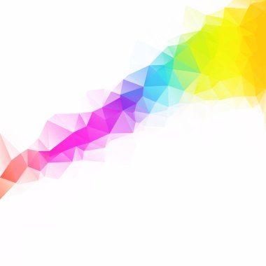 Renkli poligonal mozaik arka plan yaratıcı tasarım şablonları