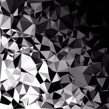 Siyah poligonal mozaik arka plan, yaratıcı tasarım şablonları
