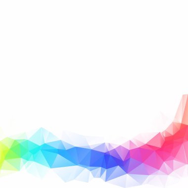 Renkli poligonal mozaik arka plan yaratıcı tasarım şablonları