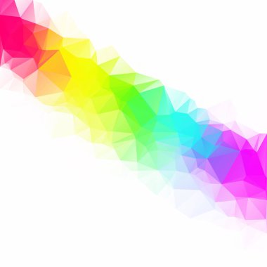 Renkli poligonal mozaik arka plan yaratıcı tasarım şablonları