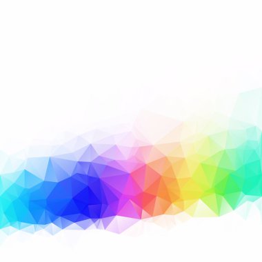 Renkli poligonal mozaik arka plan yaratıcı tasarım şablonları