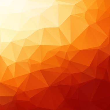 Turuncu poligonal mozaik arka plan yaratıcı tasarım şablonları