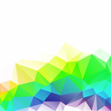 Renkli poligonal mozaik arka plan yaratıcı tasarım şablonları