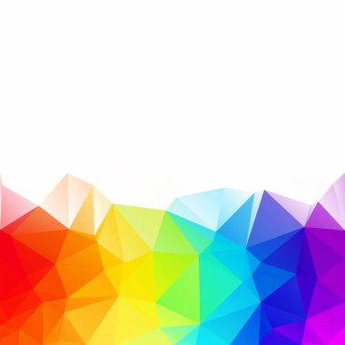Renkli poligonal mozaik arka plan yaratıcı tasarım şablonları