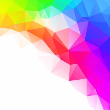 Renkli poligonal mozaik arka plan yaratıcı tasarım şablonları