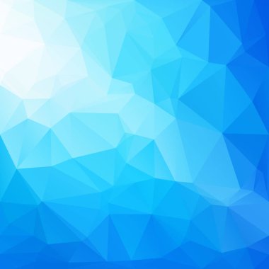 mavi çokgen mozaik arkaplan, yaratıcı tasarım şablonları